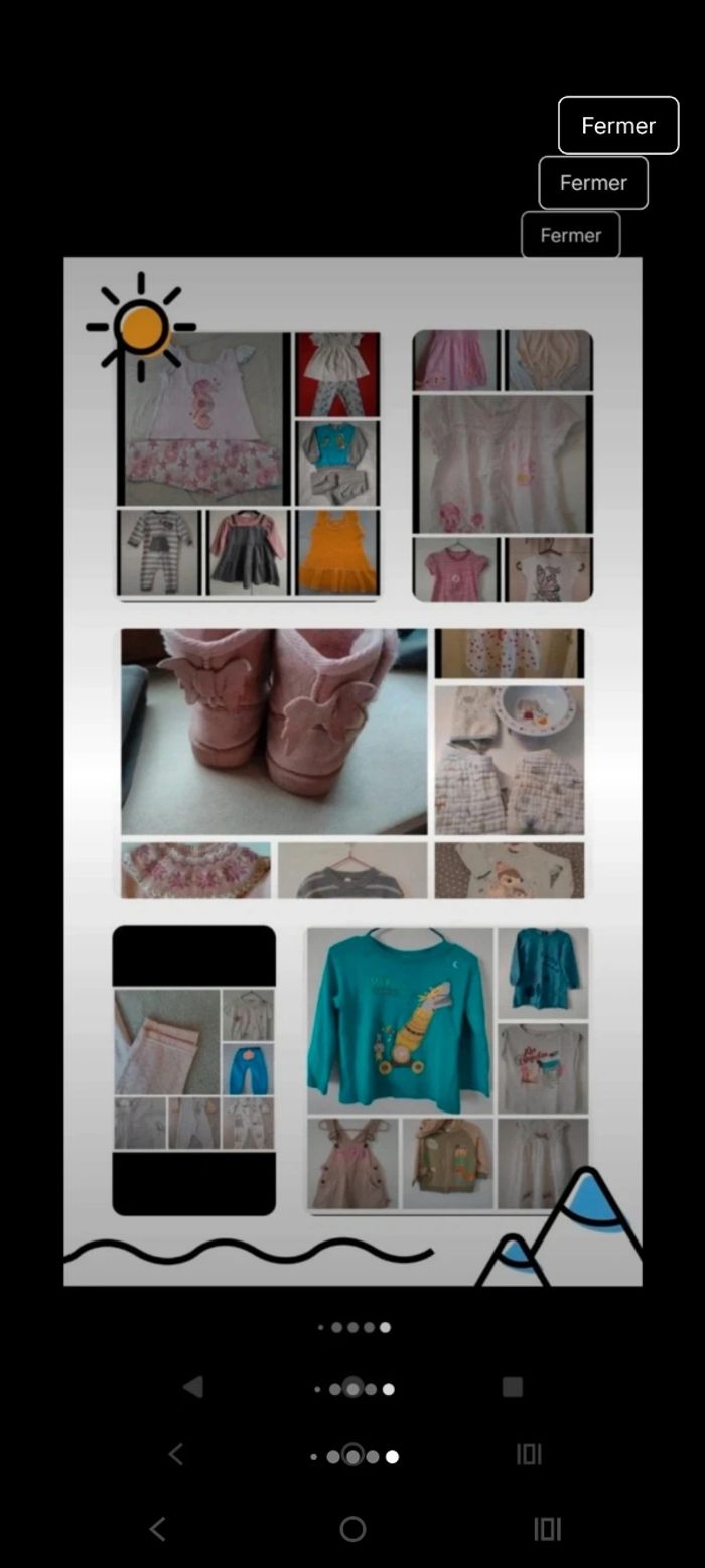 Grand lot de vêtements fille 68-98cm - photo numéro 10