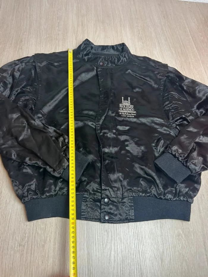 Veste Satin Vintage Holiday Casino Las Vegas - P’zazz Los Angeles - Taille L - photo numéro 5