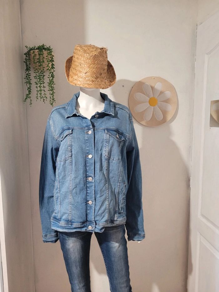 Blouson en jean grande taille - photo numéro 2