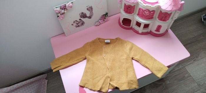 Gilet jaune moutarde 18 mois tao