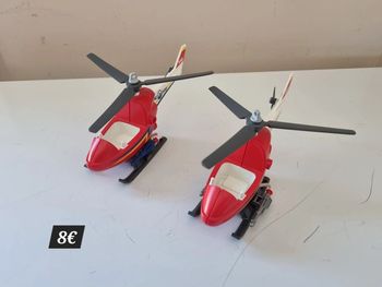 Hélicoptère de pompiers playmobil (3436)