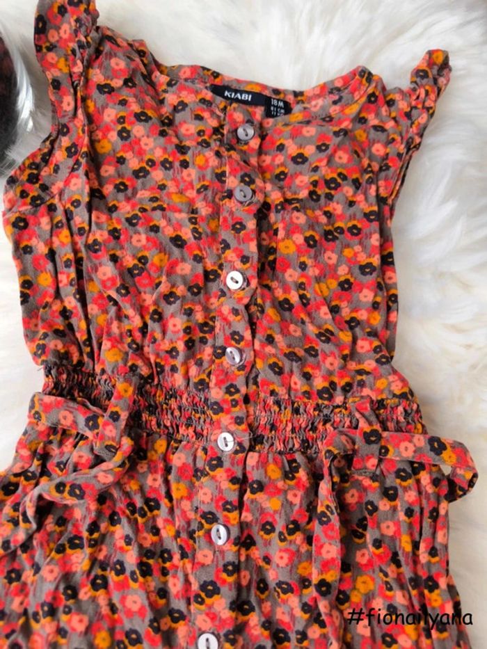 🌸 Superbe combinaison fleurie légère Kiabi 18 mois 🌸 - photo numéro 2