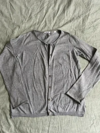 Gilet gris okaidi 12