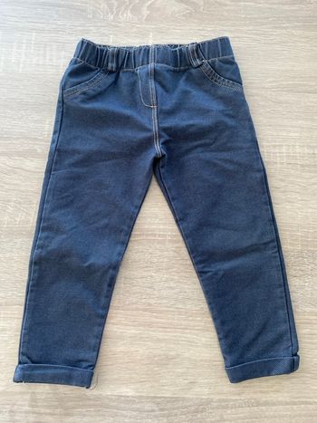 Leeging effet jean 24 mois fille 