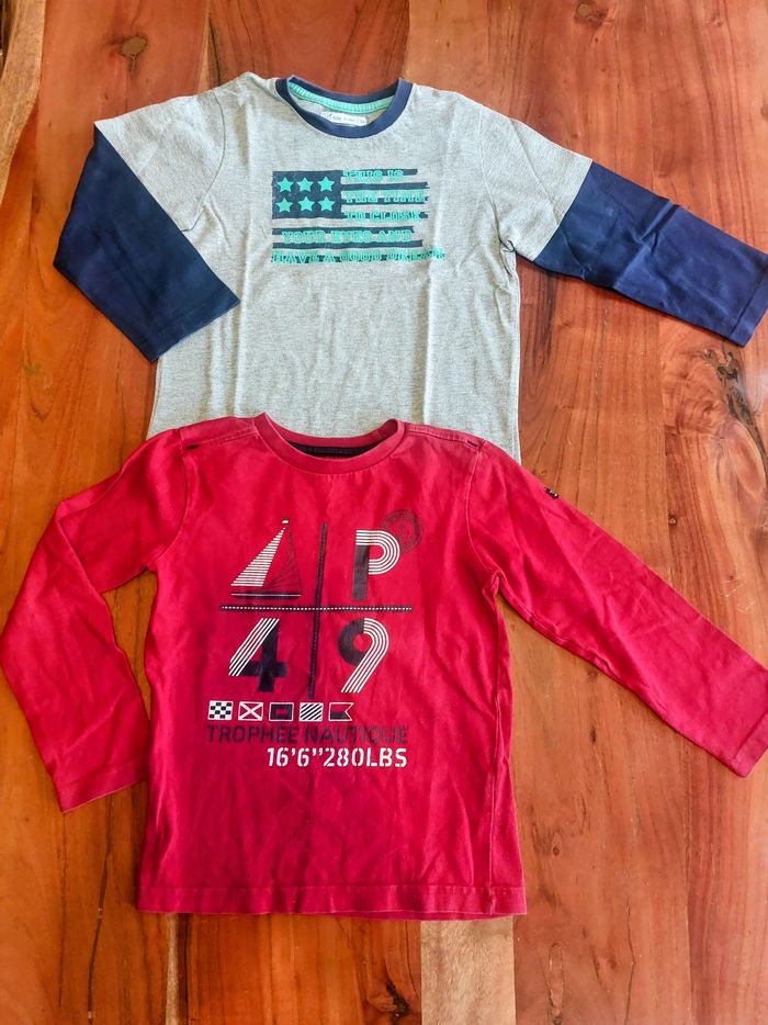 Lot de t-shirts manches longues et chemises - photo numéro 2