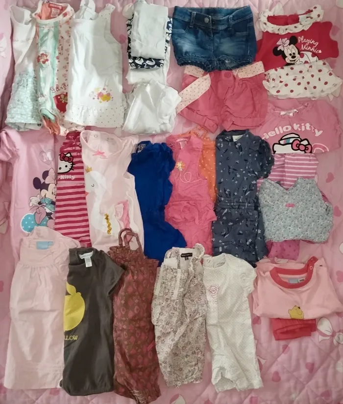 Lot vêtements fille 3 mois été