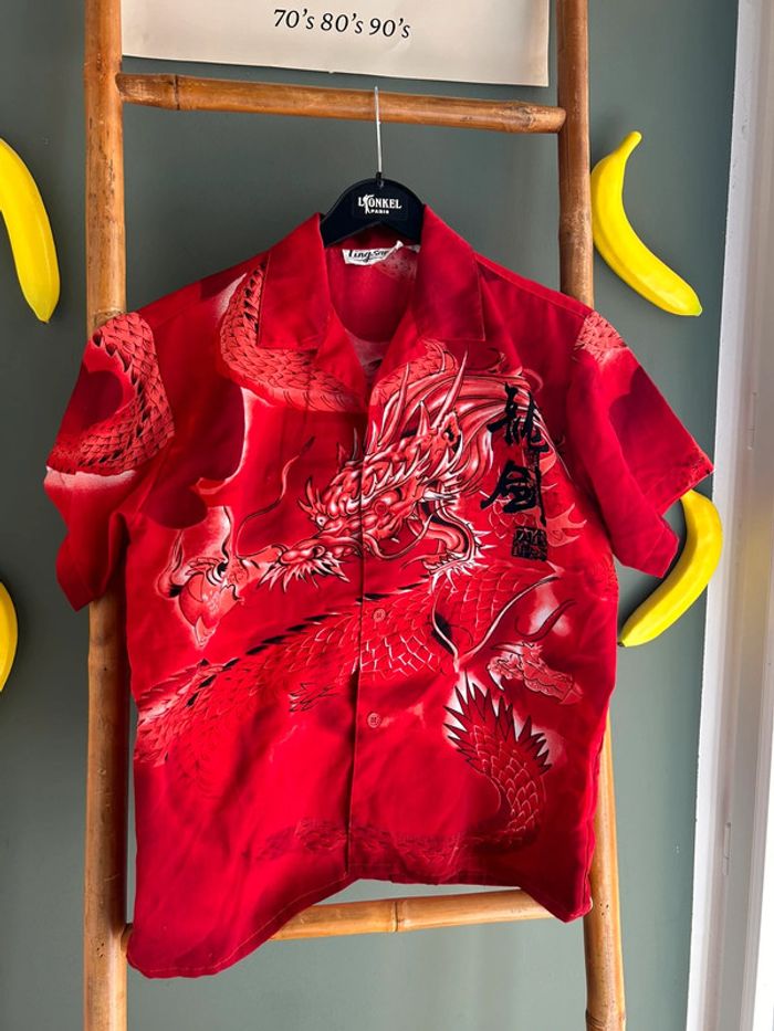 Chemise Dragon vintage 90’s woman - photo numéro 3