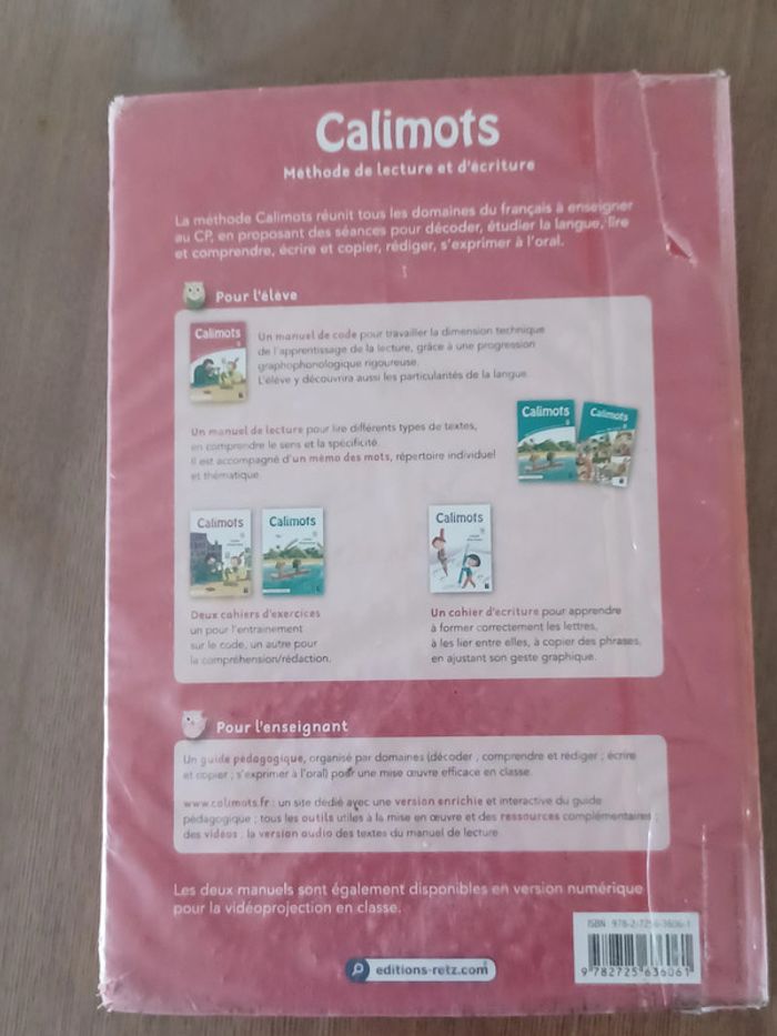 Manuel lecture CP Calimots - photo numéro 2