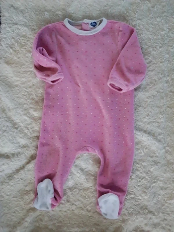 pyjama fille 9 mois velours
