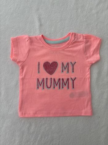 Tee shirt j’aime ma maman 3 mois