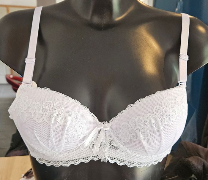 Soutien-gorge rosa junio 70A dentelle- lot avantageux - photo numéro 4