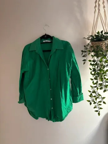 Chemise verte Zara