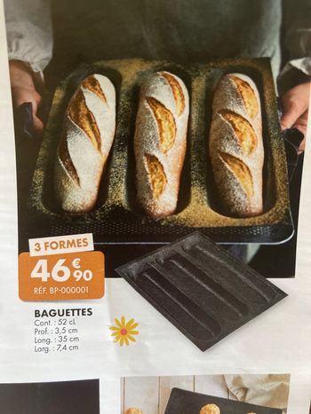 Moule 3 baguettes demarle 