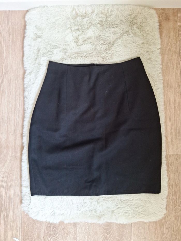 Jupe de tailleur noire t40 #F40L-057