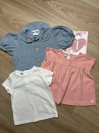 Lot haut manches courtes