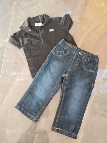 Jean et polo lacoste
