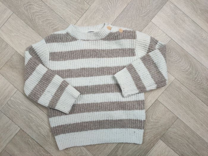Pull rayures et tee-shirt manches longues renard 36 mois - photo numéro 2