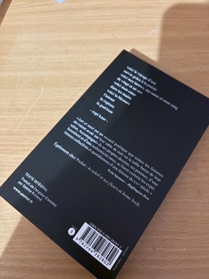 Livre lait et miel - photo numéro 2