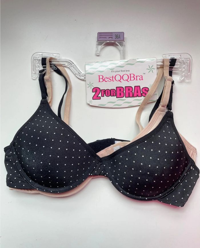 2 soutiens -gorge 75/80 A pour adolescente ou 14/16ans