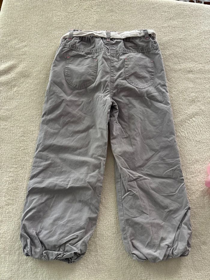 Pantalon large ceinture gris 4 ans - photo numéro 5