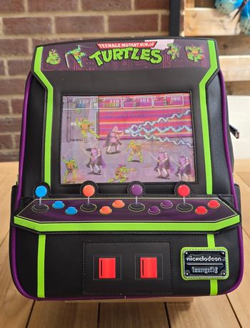 Sac à dos Loungefly Tortues Ninja - 40th Anniversary Vintage Arcade