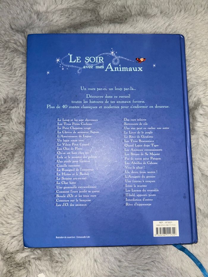Livre « le soir avec mes animaux » - Très bon état - photo numéro 2