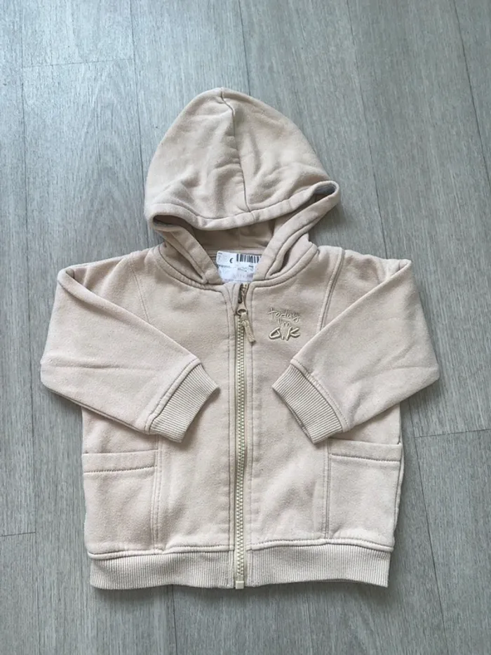 Gilet zippée 18mois