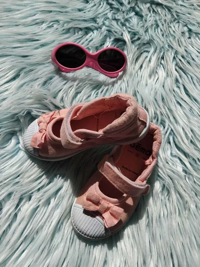 🎂 chaussures rose été taille 22