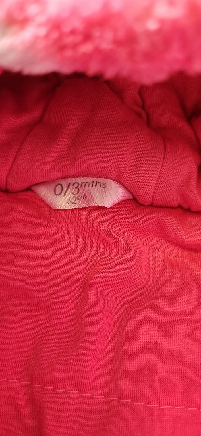 Combinaison Bébé fille 0/3mois Rose cœur - photo numéro 8