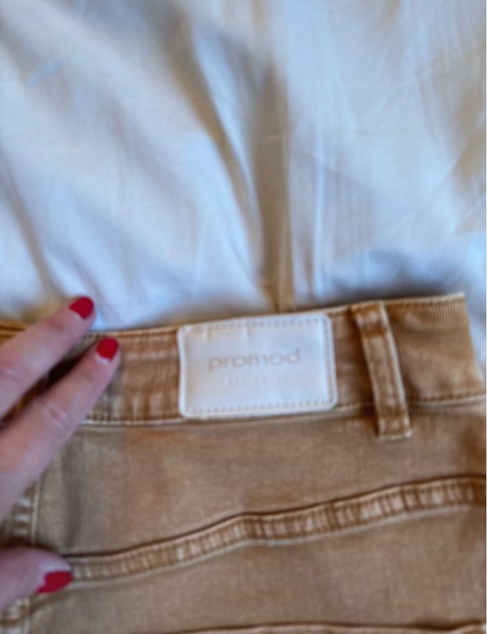 Jean oscar joli couleur moutarde - photo numéro 3