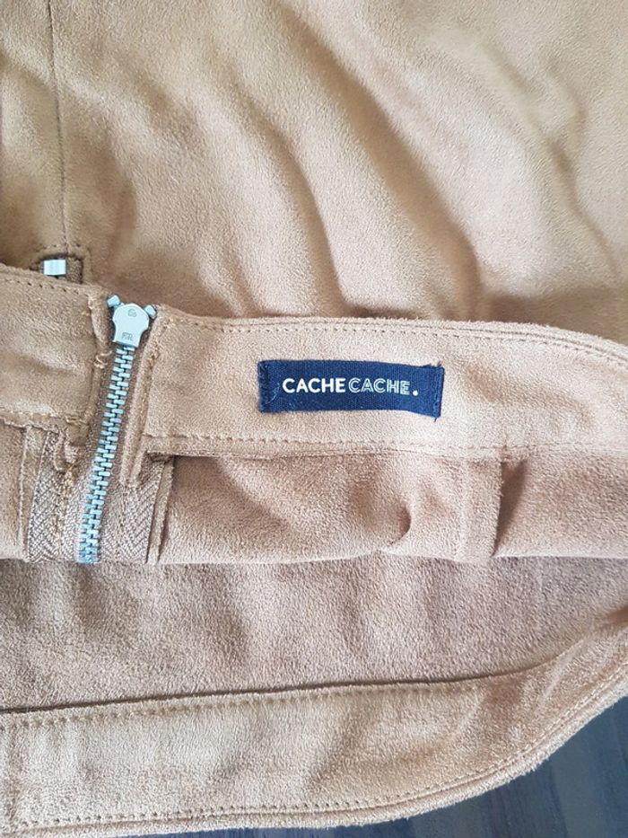 Mini jupe camelle cache cache taille 38 - photo numéro 3