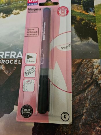 Crayon textile