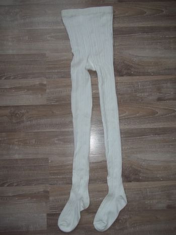Collant torsadé écru Agora 8/10 ans