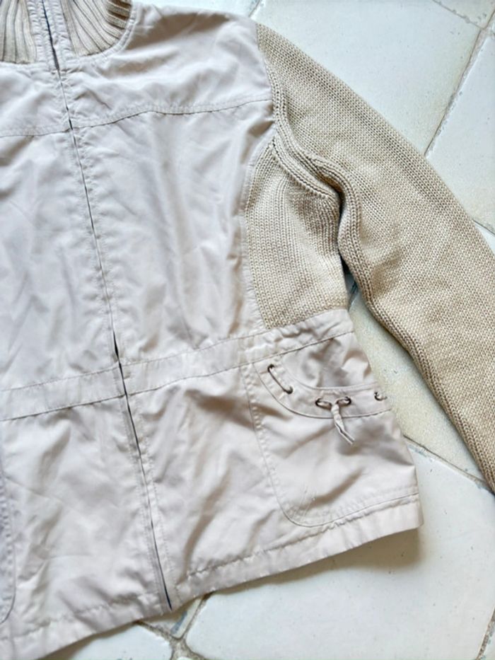 Veste beige marque Affinités by Armand Thierry - photo numéro 2