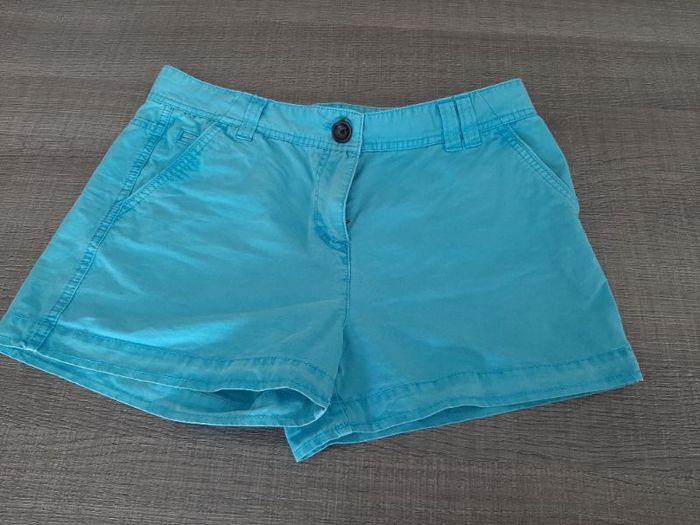 Short bleu turquoise 38
