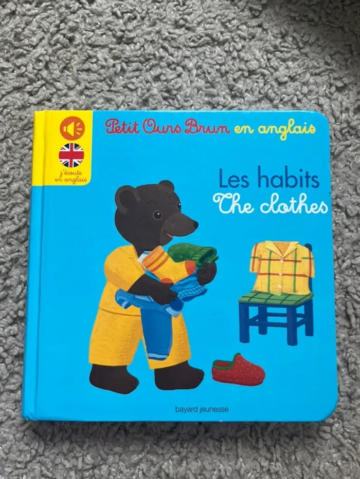 Livre sonore les vêtements