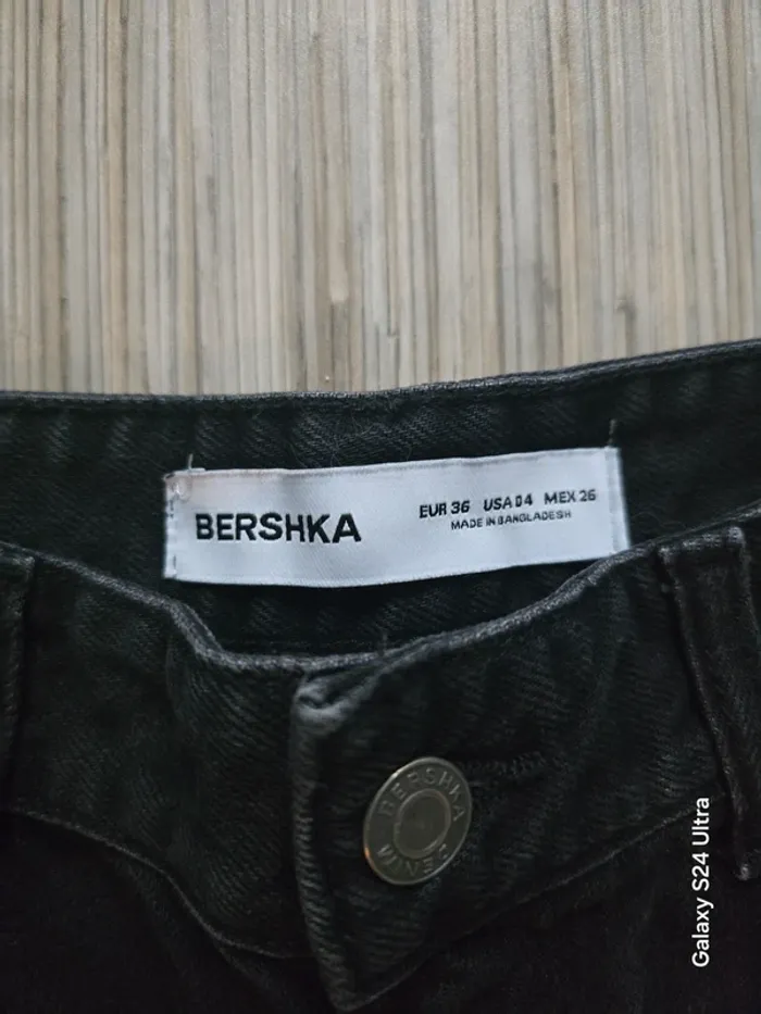 Jean baggy gris délavé - Bershka - Taille 36 - photo numéro 3