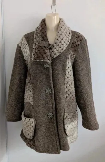 Veste manteau 80% laine - Made in Italy - taille 44