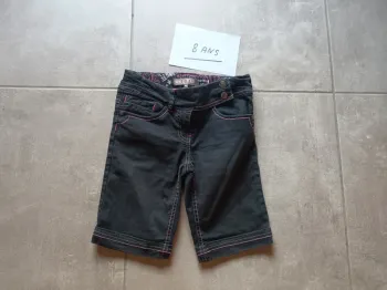 Pantacourt noir et rose 8 ans Caprice de fille