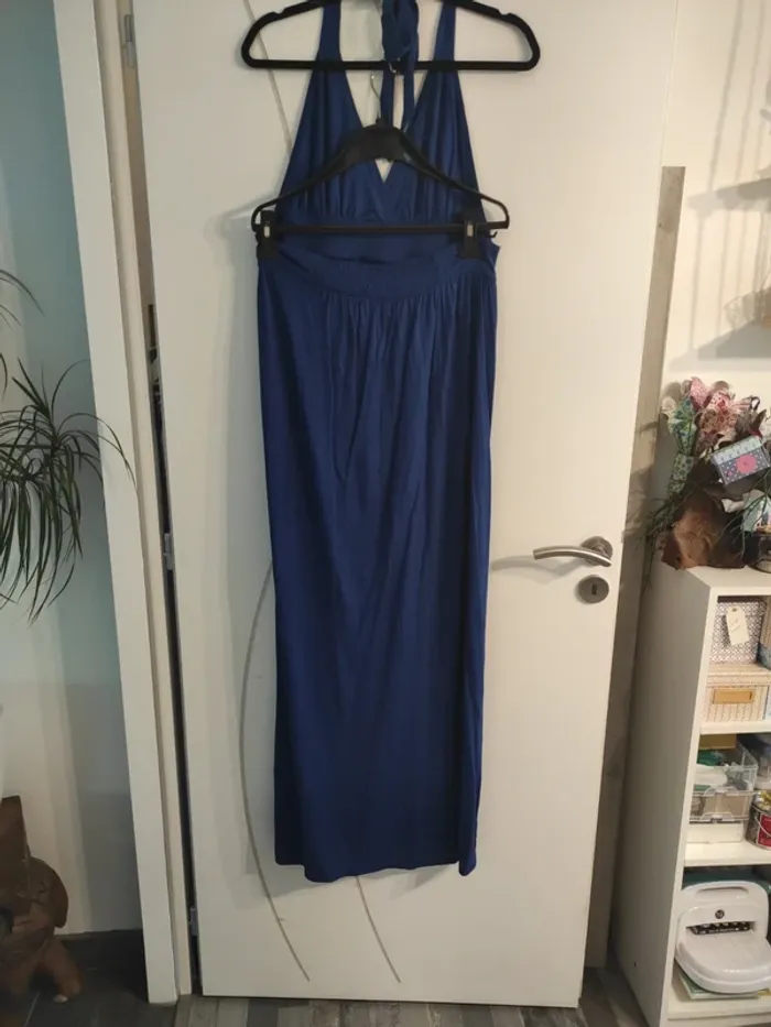 Robe longue bleu Kiabi Taille XL - photo numéro 3