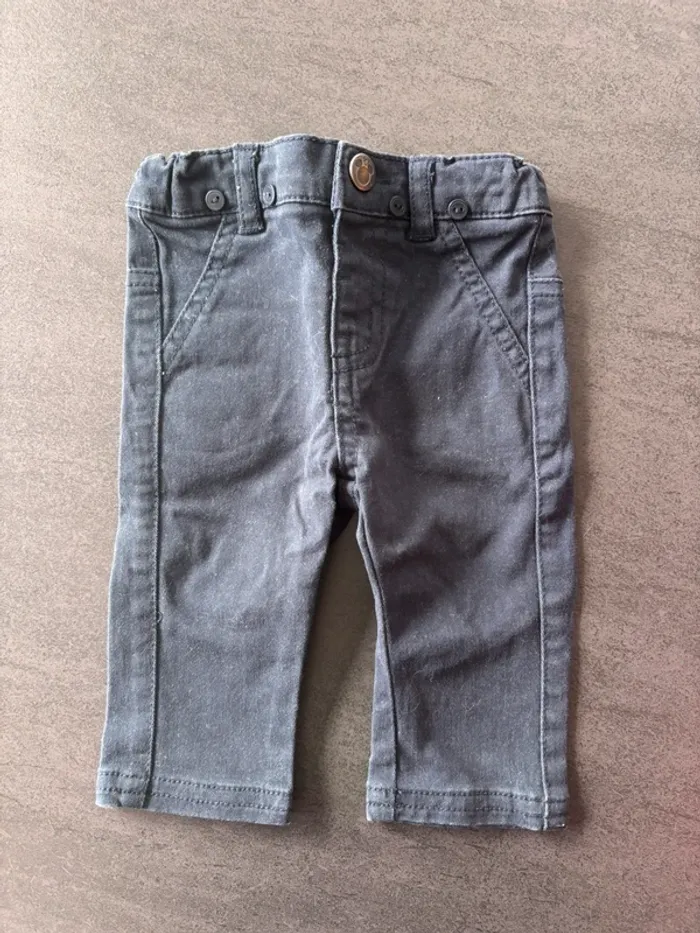 Lot de 3 pantalons jean bébé fille - photo numéro 4