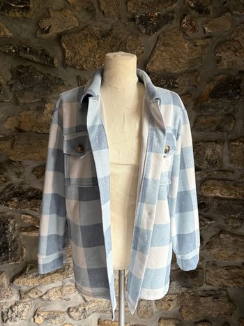 Veste légère à carreaux 