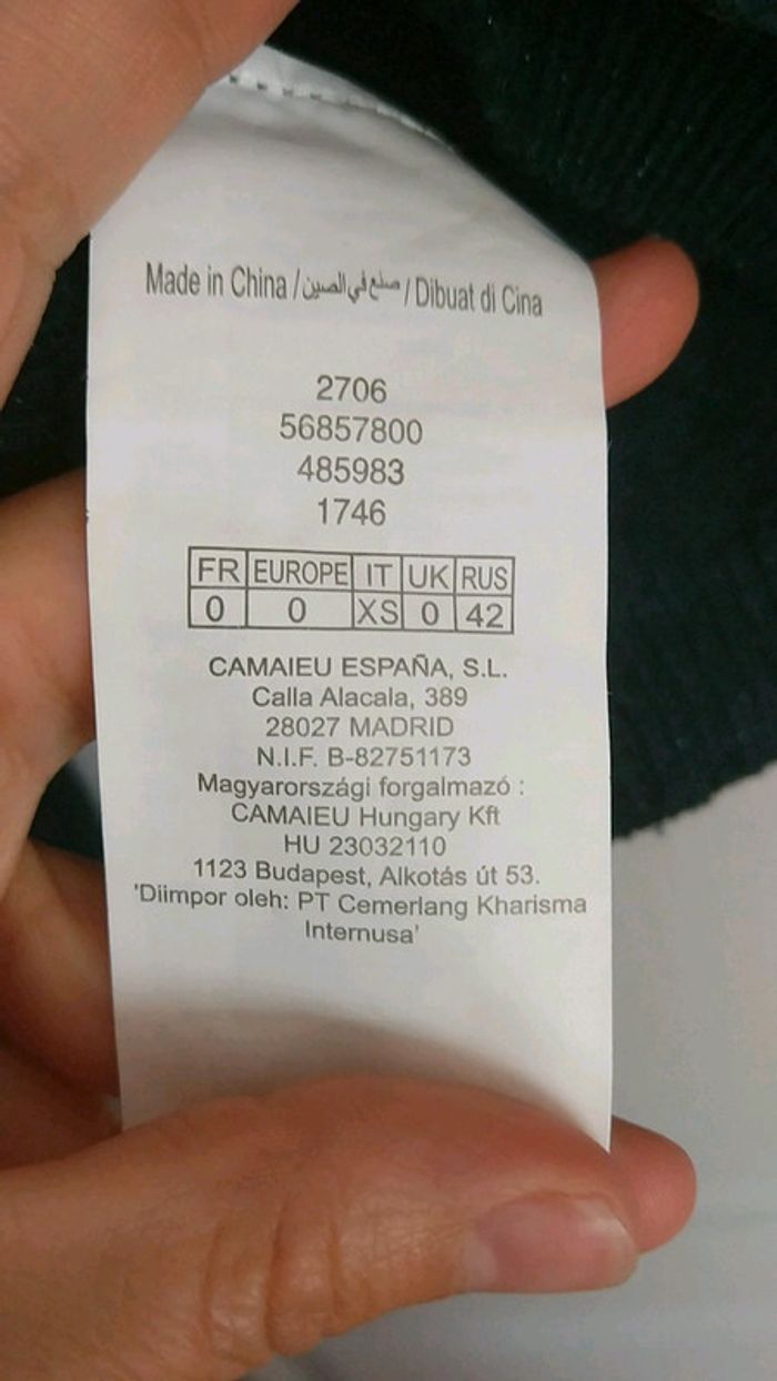 Pull chaud camaïeu XS - photo numéro 5