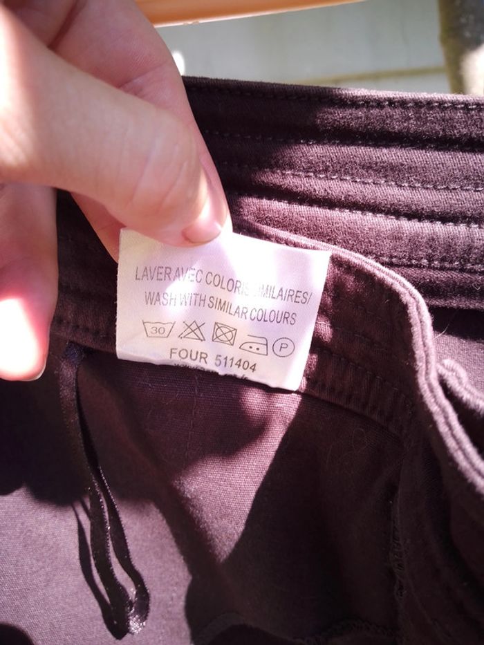 Pantalon large marron foncé - photo numéro 18