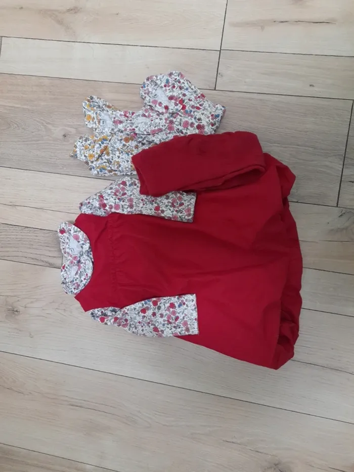 Ensemble robe rouge