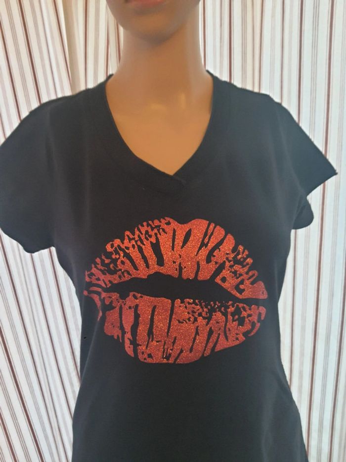 T-shirt de pyjama noir Hunkemöller taille S - photo numéro 5