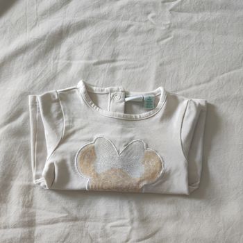 T-shirt bébé fille 3 mois Disney Minnie manches longues