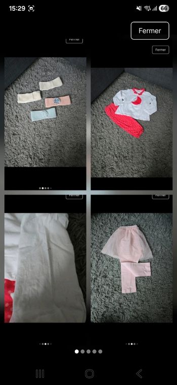 Petit lot vêtements fille 18 mois