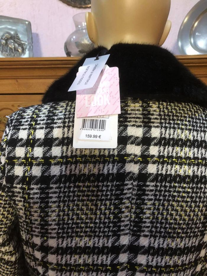 Manteaux à carreaux Naf naf - n e u f - photo numéro 5