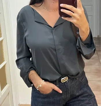 Chemise chic parisienne - VILA - neuve - taille XS (oversize)